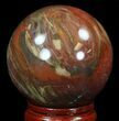 Colorful Petrified Wood Sphere #36956-2